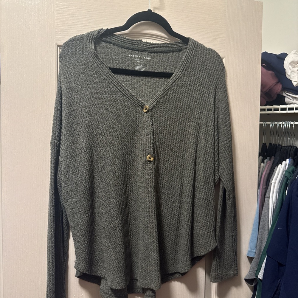 American Eagle Outfitters Sage Knit sweater